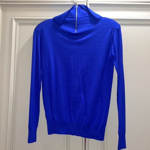 Alexander Wang Royal Blue Silk Wool Sweater XS - Picture 4 of 7